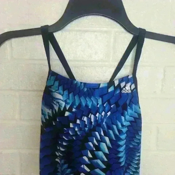 Adidas performance vortex women's one piece swimsuit blue size 28 - Picture 3 of 11